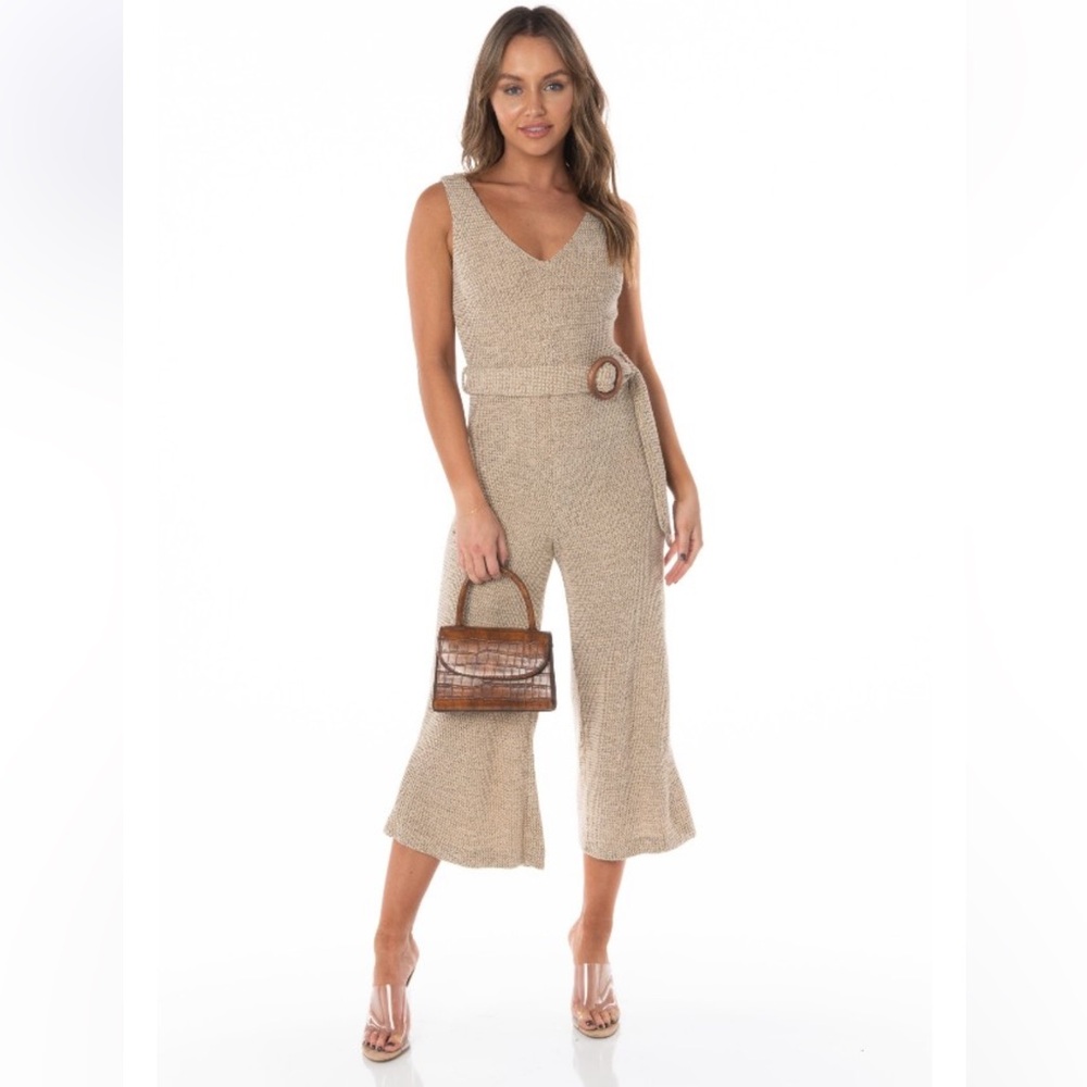 New with tags Hypeach Elegant Tan pants with Belt